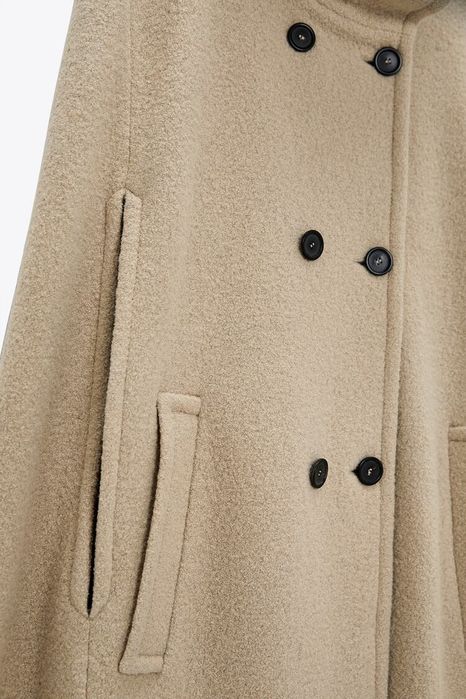 Palton Capa lana Zara limited edition