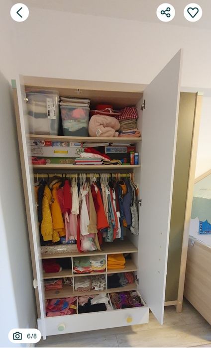Sifonier copii CILEK - colecția Montessori (parte din set cu pat și saltea)