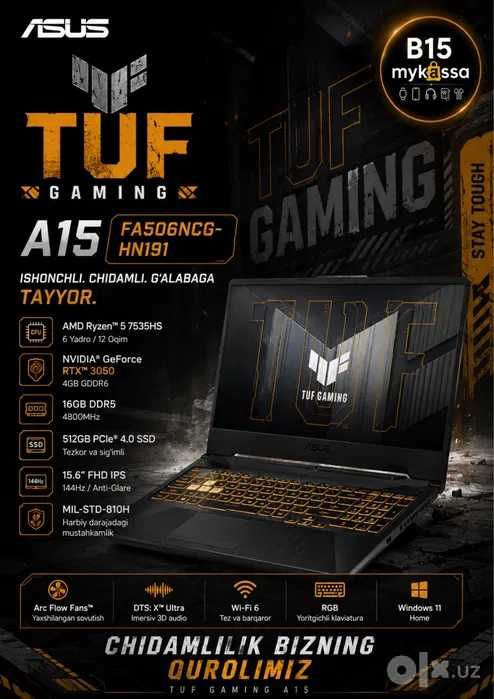 ASUS TUF Gaming A15 FA506NCG
