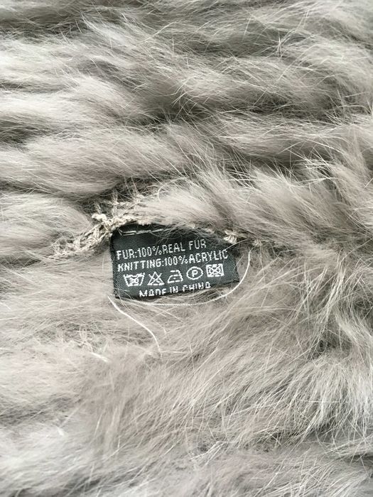 Елек естествен косъм лисица и заек 2 модела С/М