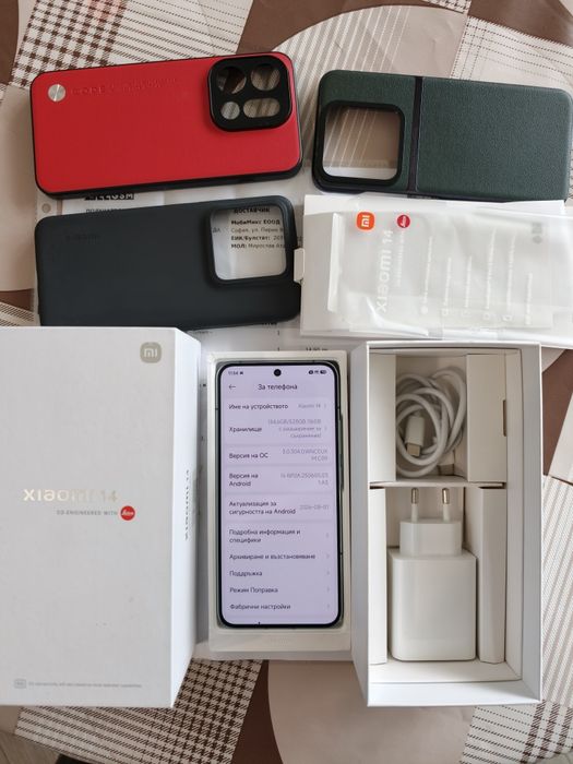 Xiaomi 14/12-512/, отличен, комплект, възможен бартер.