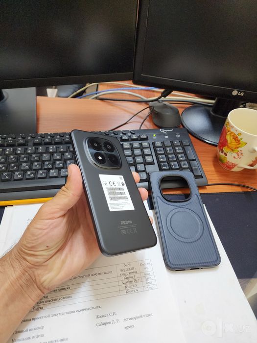 Redmi note 15pro +5G 24/512gb ideal ochilmagan usta kurmagan aybi yuq