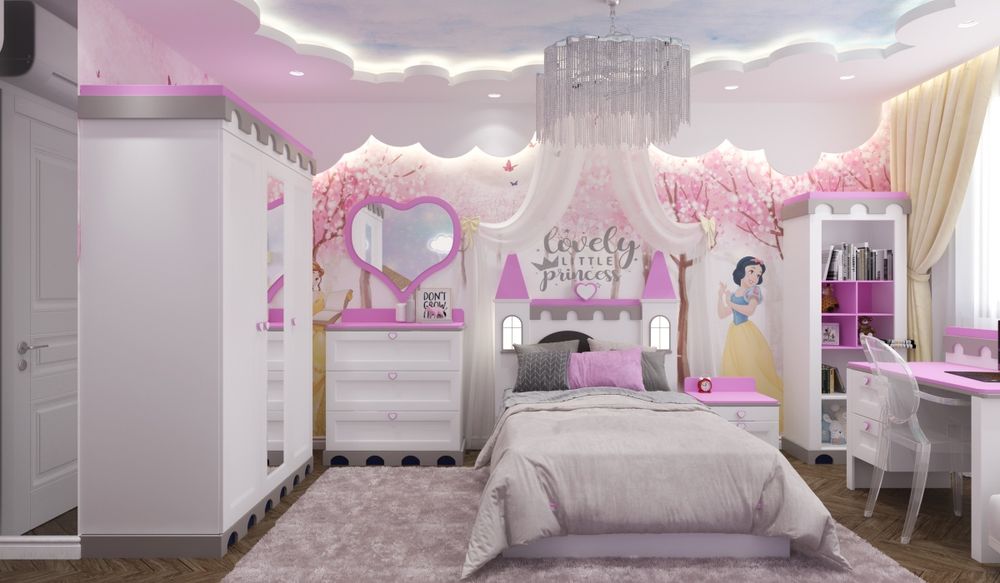 Нови мебели за детска стая Princess castle