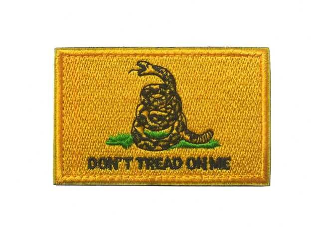 Тактическая Нашивка Патч Шеврон DONT TREAD ON ME
