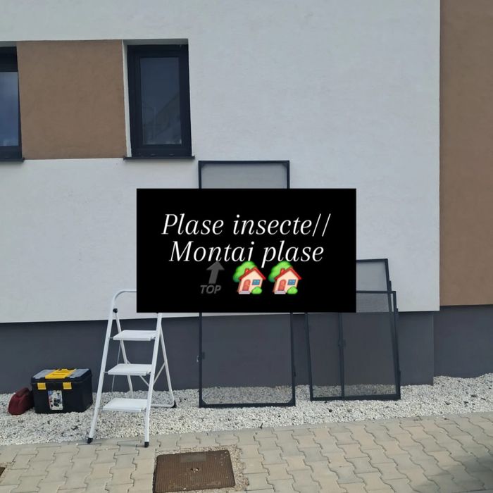 plase insecte// montaj plase tantari