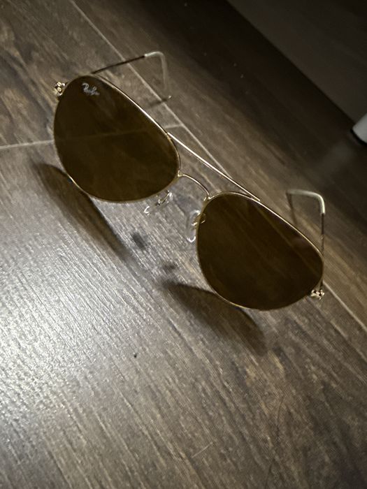Ochelari de soare Ray Ban Aviator Gold Premium