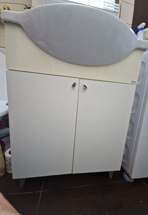 Lavoar baie+masca+oglinda cu dulap