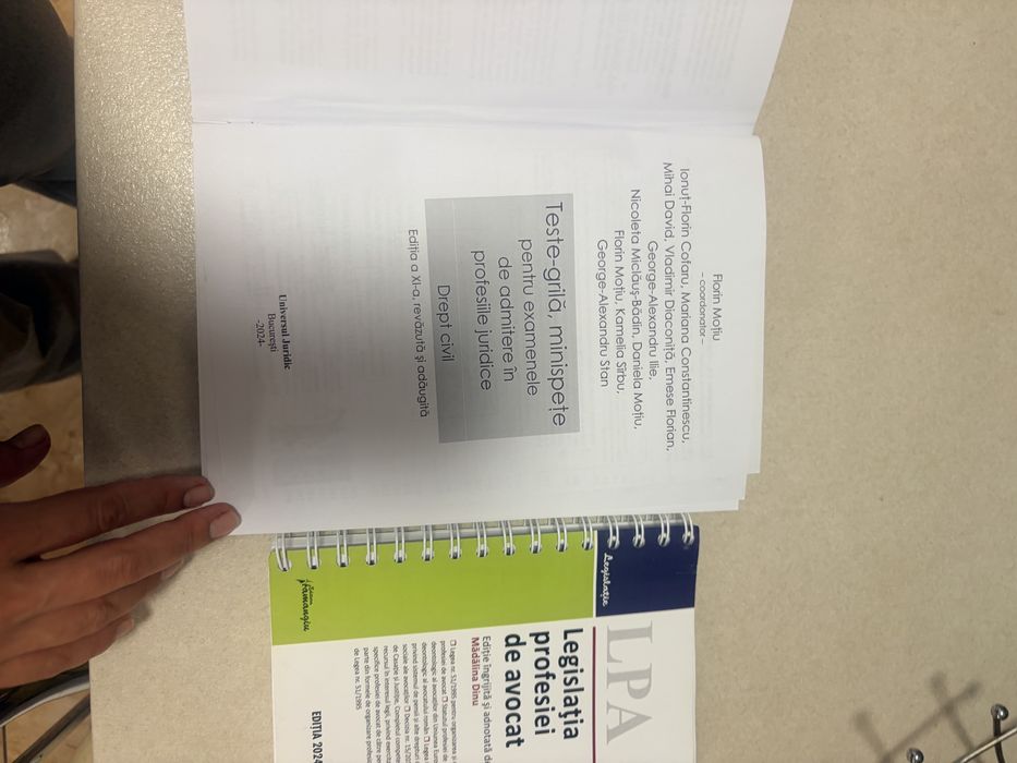 Carte INM INPPA grile Civil plus Legea profesiei de Avocat care include statutul si modificarile legislative