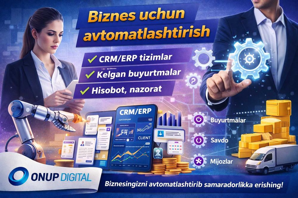 Onup Digital: marketpleys, avtomatlashtirish va web-saytlar