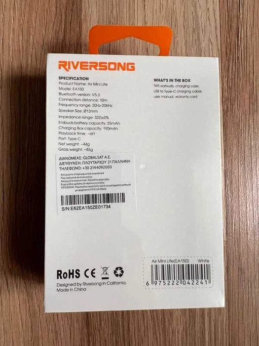 Casti earbuds Riversong Air Mini Lite