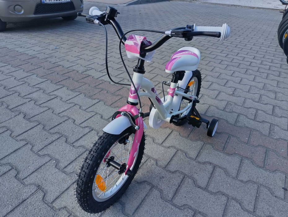 Велосипед 14" ALICE бял