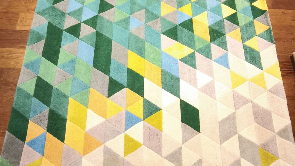 Правоъгълен килим Flair Rugs Prism, 160 x 220 см, 4000 г/м², 100% вълн