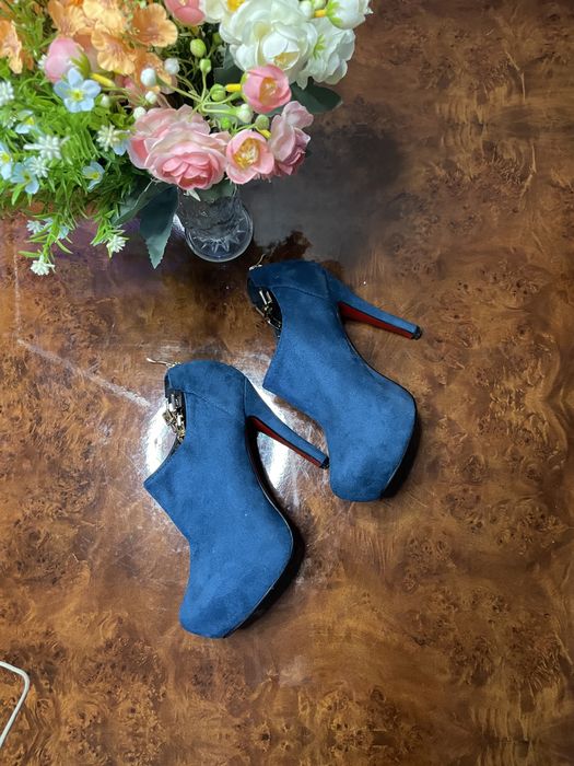 Туфли замшевые 39