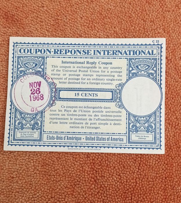 Cupon vechi 1968