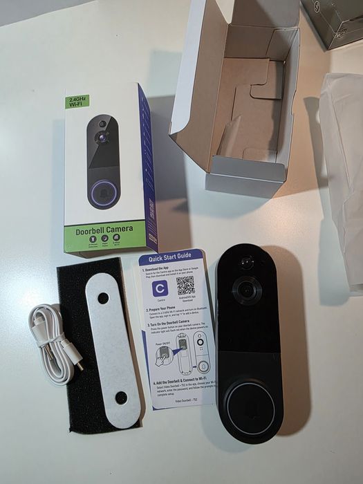 Sonerie Video WiFi cu Cameră, Night Vision, Audio 2-Way, Wireless