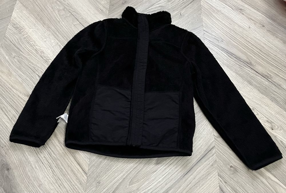 Jacheta/ hanorac din fleece pentru fetite 5-6 ani/116 cm