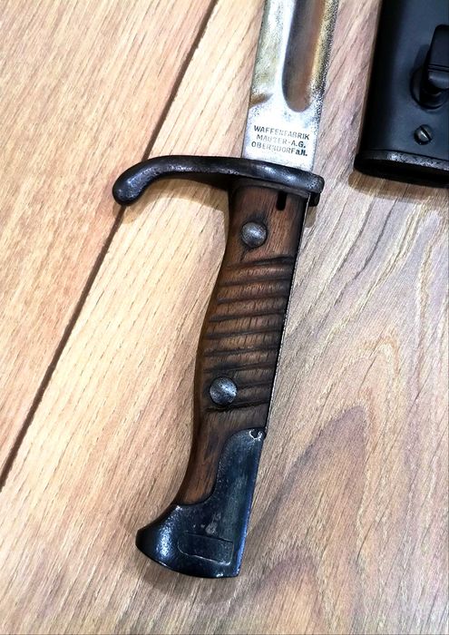 Немски щик нож байонет Маузер S98/05 Waffenfabrik Mauser A.G 1916г. тесак / сабя