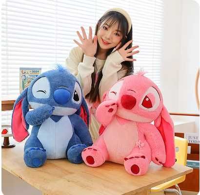 Плюшена играчка Lilo Stitch, 55см, Лило Стич плюшени, Плюшен Стич