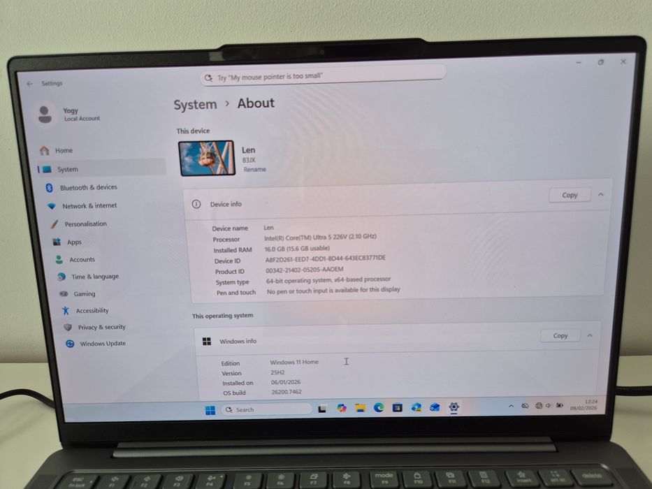 Lenovo Yoga Slim 7 Aura Edition
