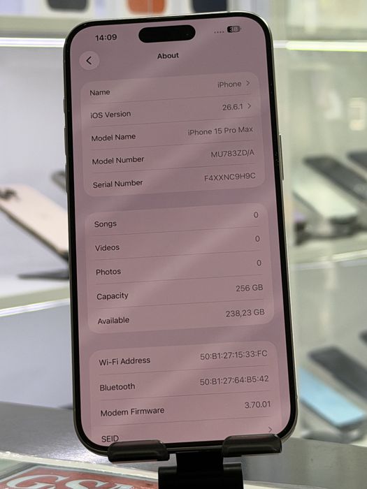 Iphone 15 Pro Max 256Gb