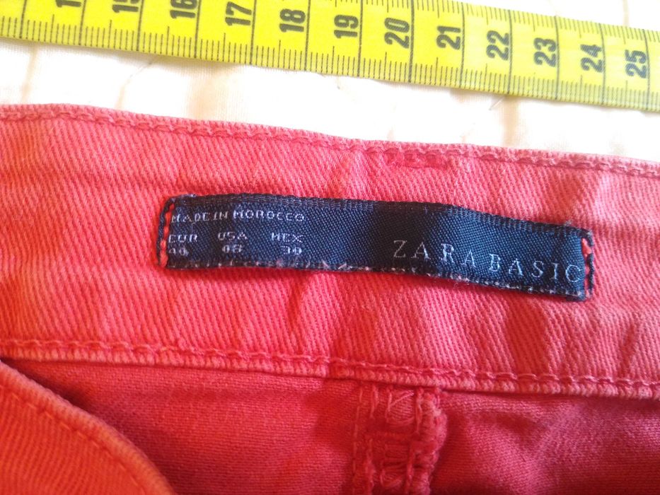 Blugi roșii,chic dame mărimea 40