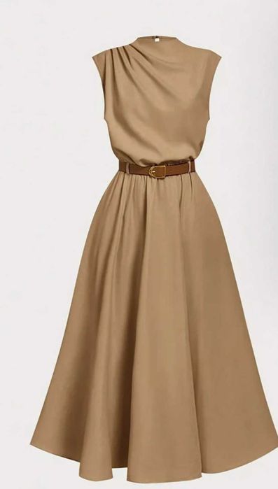 Дамска рокля без ръкави