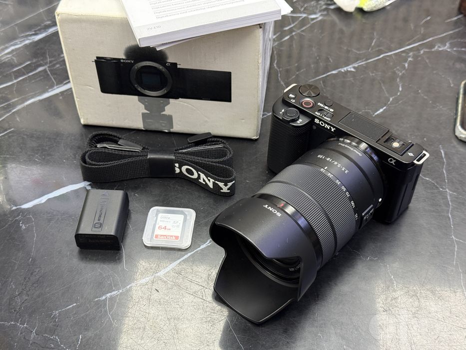 Sony ZV-E10 4K 18-135mm OSS full komplekt | Iphone 18 pro max