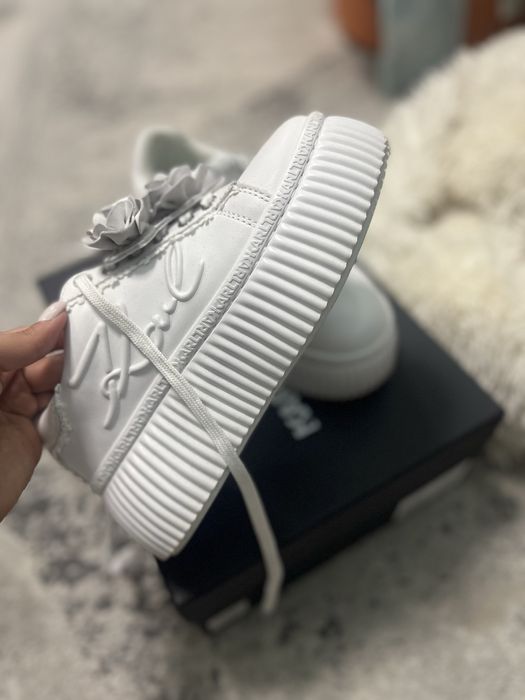 Дамски кожени маратонки karl lagergeld 35 размер