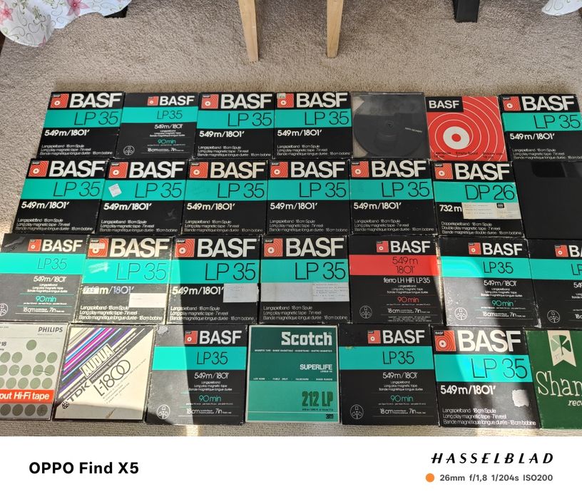 Vând Benzi de Magnetofon BASF 18cm