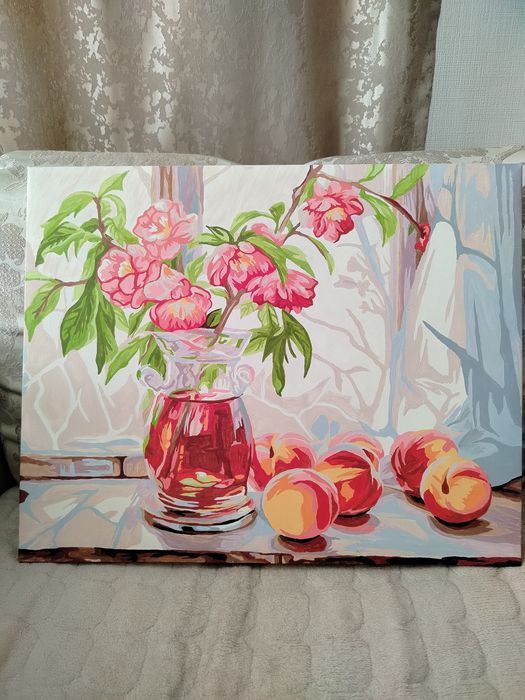 Картина ручной работы " Персиковое настроение"