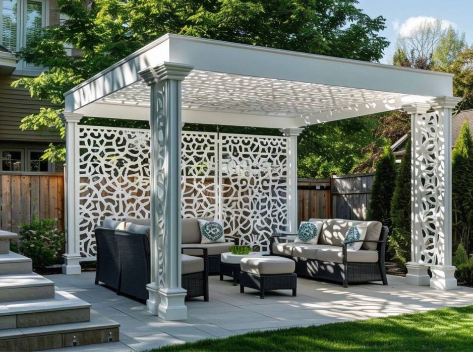 Hi-tech Naves Besedka besedki Навес бесдка