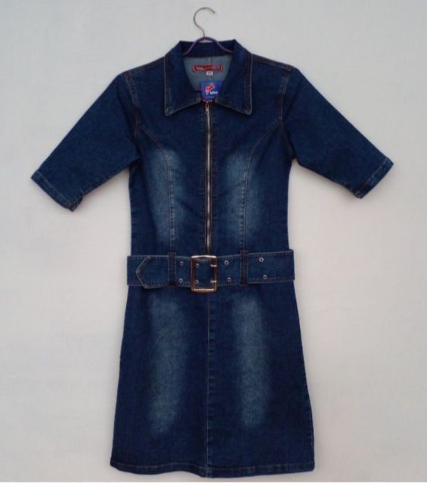 НОВОЕ СТИЛЬНОЕ  джинсовое платье! Размер М (44-46)