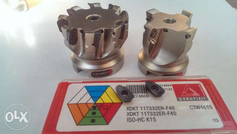 Фрези със сменяеми пластини XDKT-11 и XDKT-15