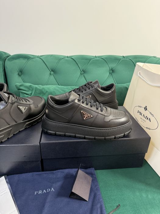 Adidasi Prada piele naturala 100% Full Box colectie noua