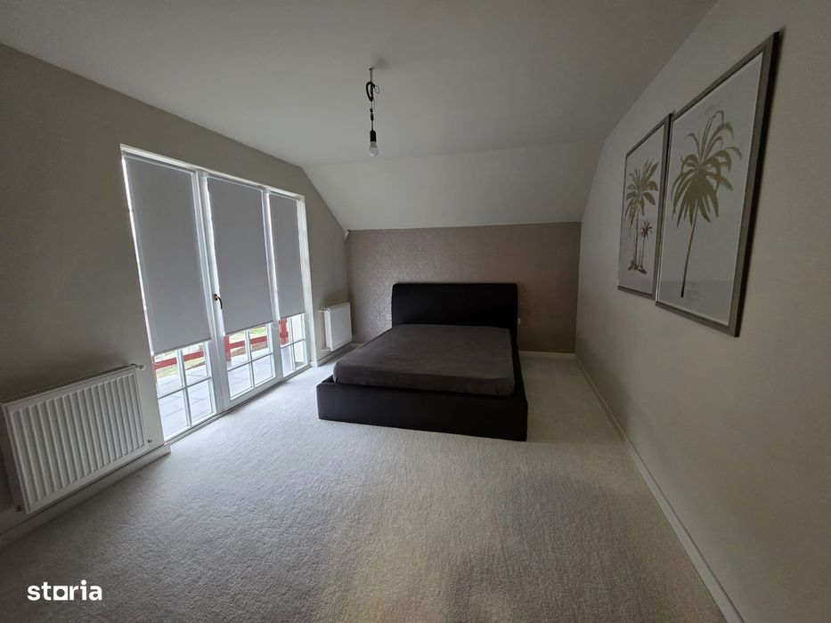 Casa noua Cerghid, teren 420 mp , gard facut, utilata si mobilata