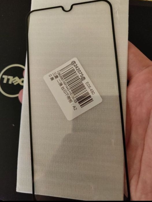 Husa bumper cauciuc silicon folie sticla samsung a20 a30 noua rosie