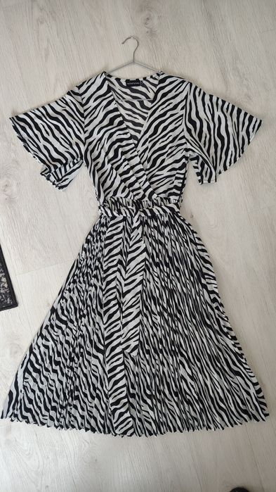 Rochie midi plisată S-M 36-38