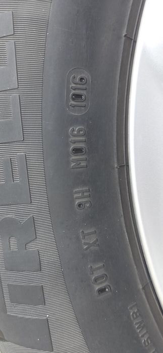 Vand set 4 jante aluminiu R16 AUDI + anvelope