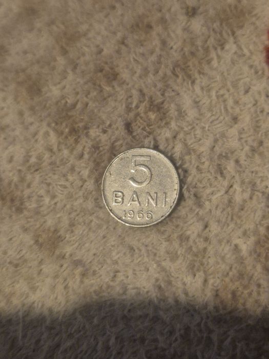 Moneda 5 bani 1966