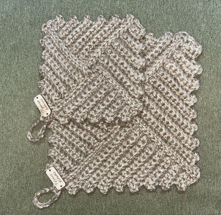 Подставки под горячее из джута