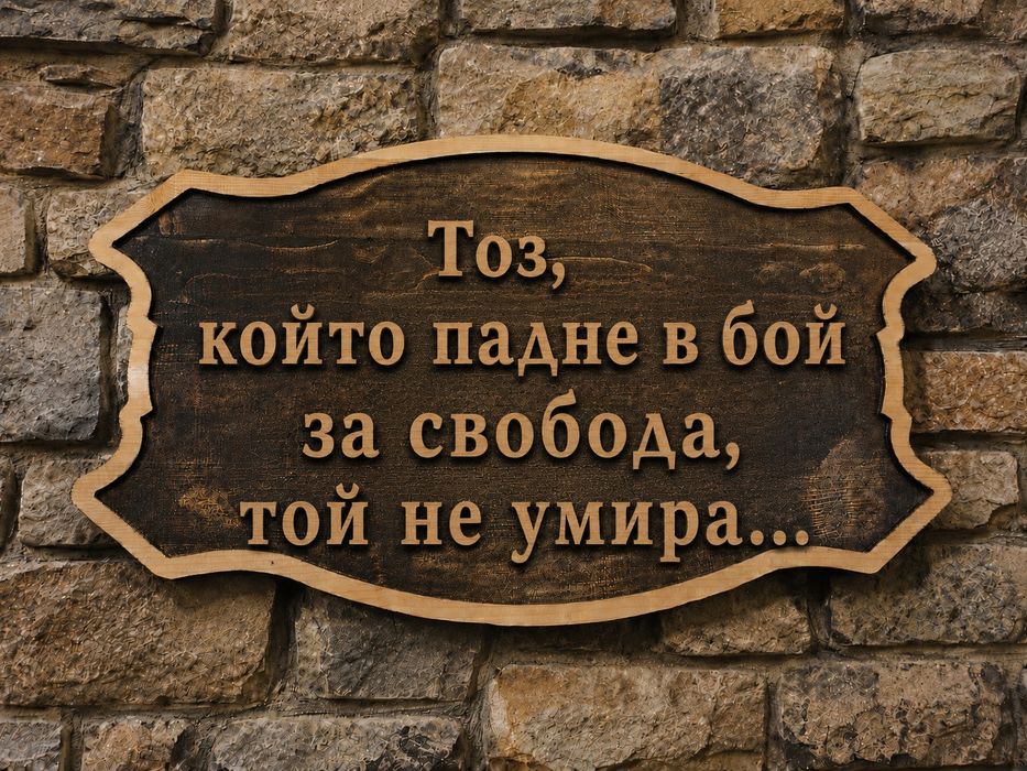 Дървени табели изработка