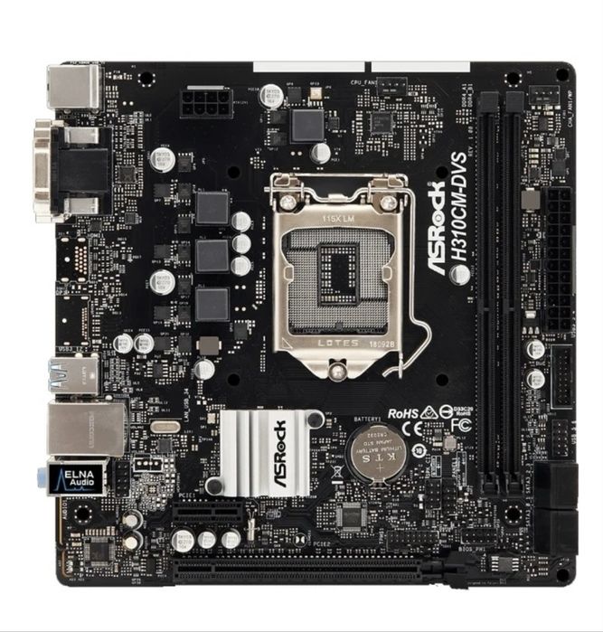 Asrock h310cm-dvs + I3 9100f