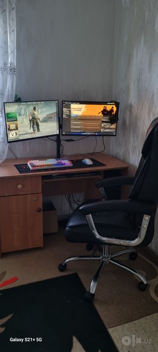 Full komplekt igravoy kompyuter sotiladi 2 monitor bilan