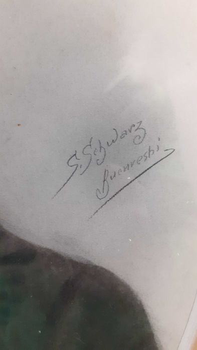 Tablou vechi, rama lemn masiv, cantareste aprox 10 kg.