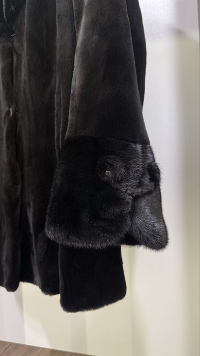 Норковая шуба стриженная