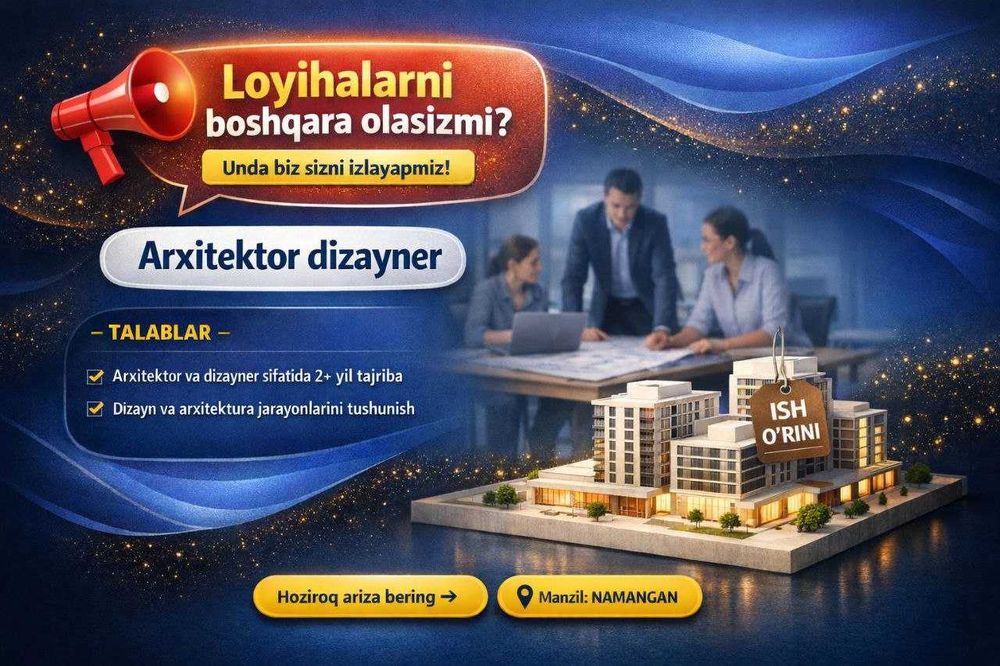 Arxitektor Dizayner (PM)