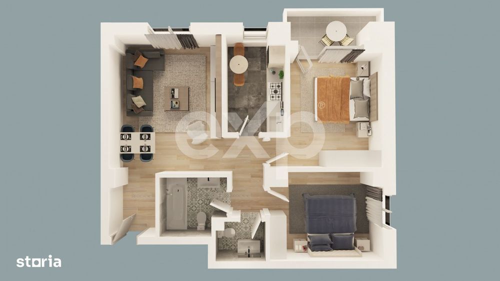 Apartament 3 camere in Mioveni | Bloc Nou 2026 | intabulat si finaliza — fotografia 3