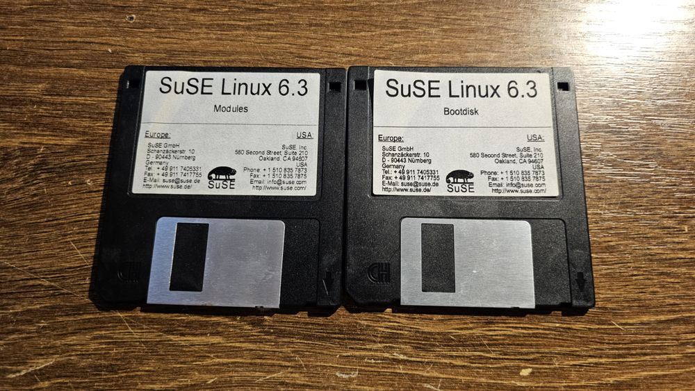 Diskete floppy SuSE Linux