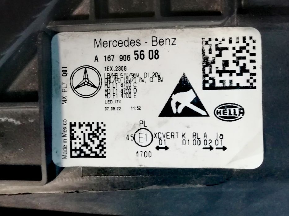 Фар фарове за Мерцедес ГЛЕ А167 / Mercedes GLE W167 MULTIBEAM LED.