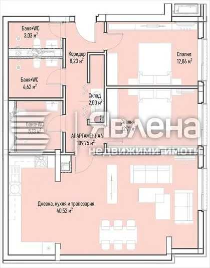 Продава 3-ст.гр. София/Младост 4